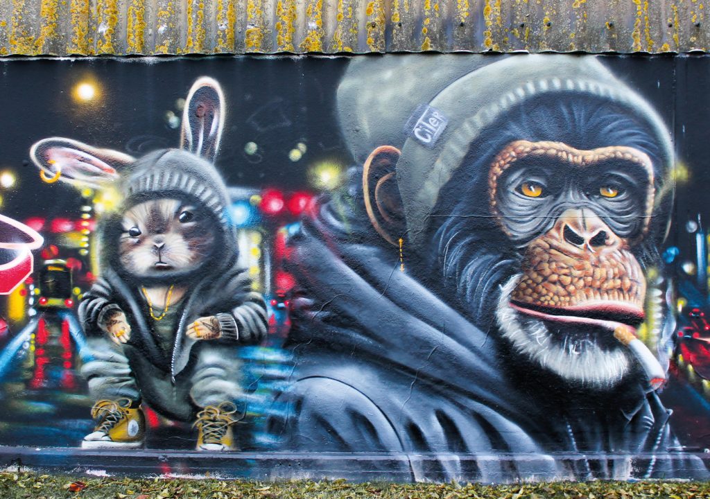 Streetart an der Oststraße im Fischereihafen ©kelling