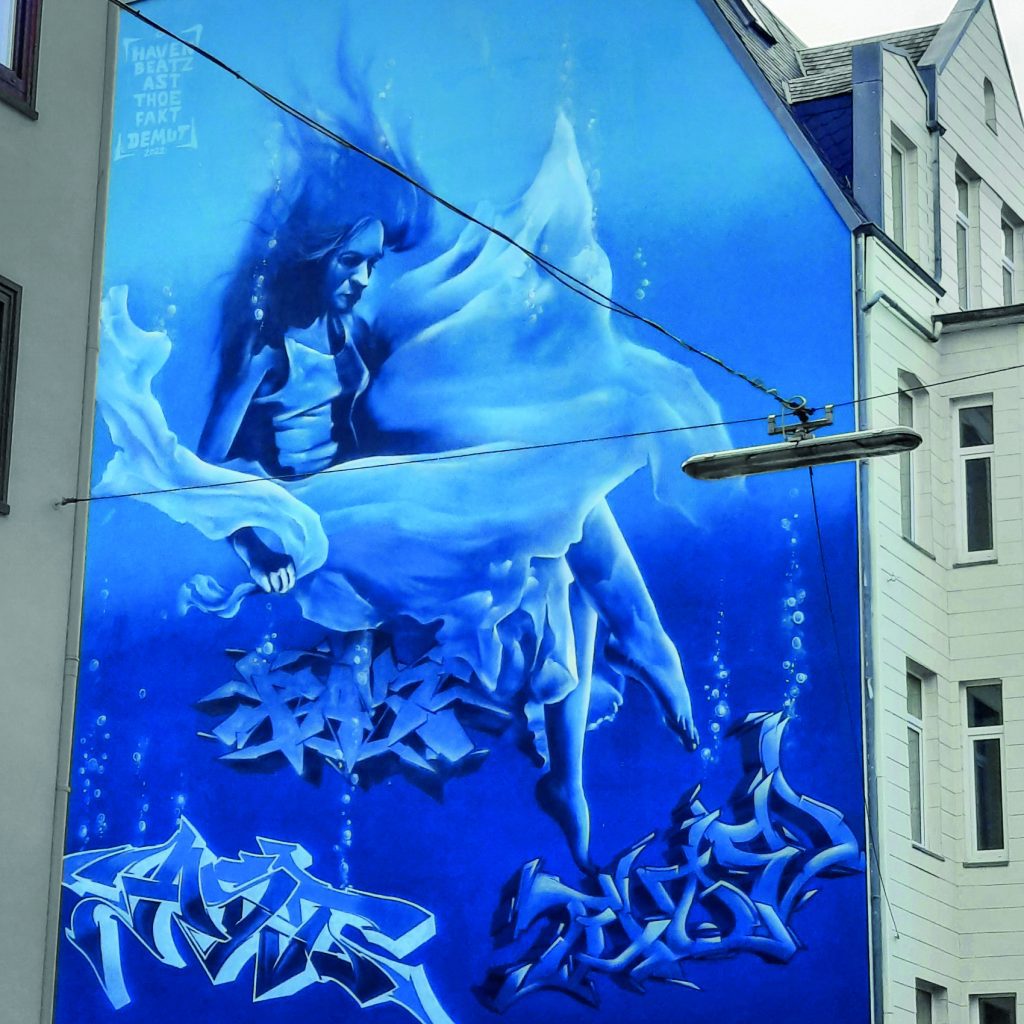 Streetart an der Zeppelinstraße ©kelling